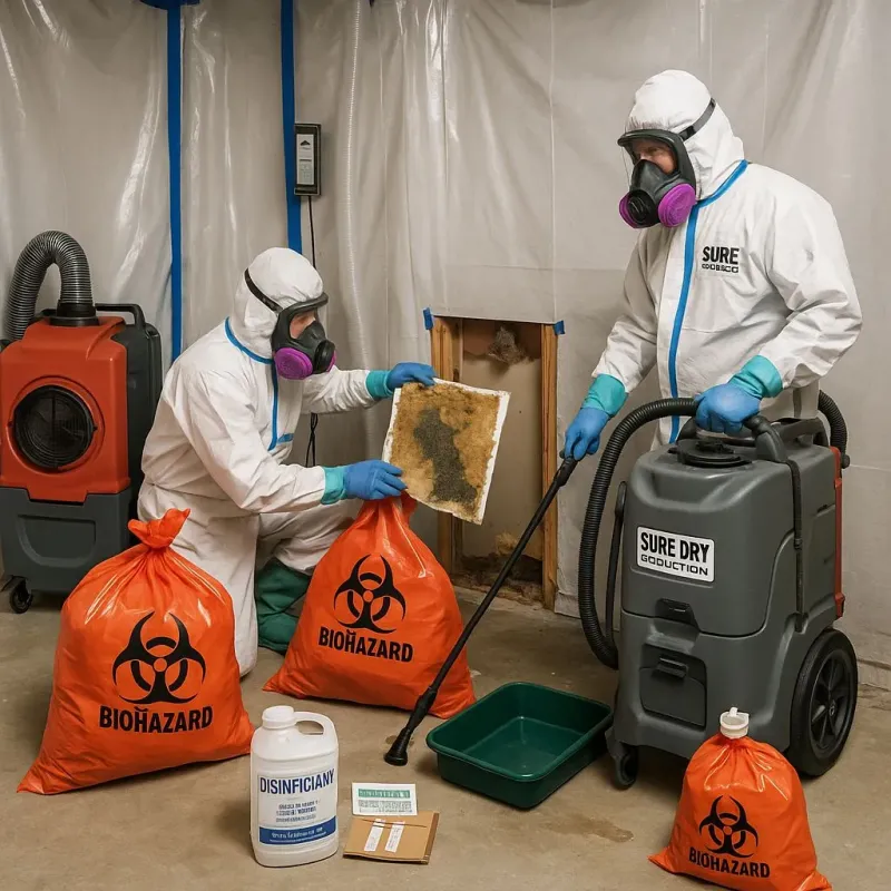 Contaminated Water Handling Protocols process in Toa Alta, PR